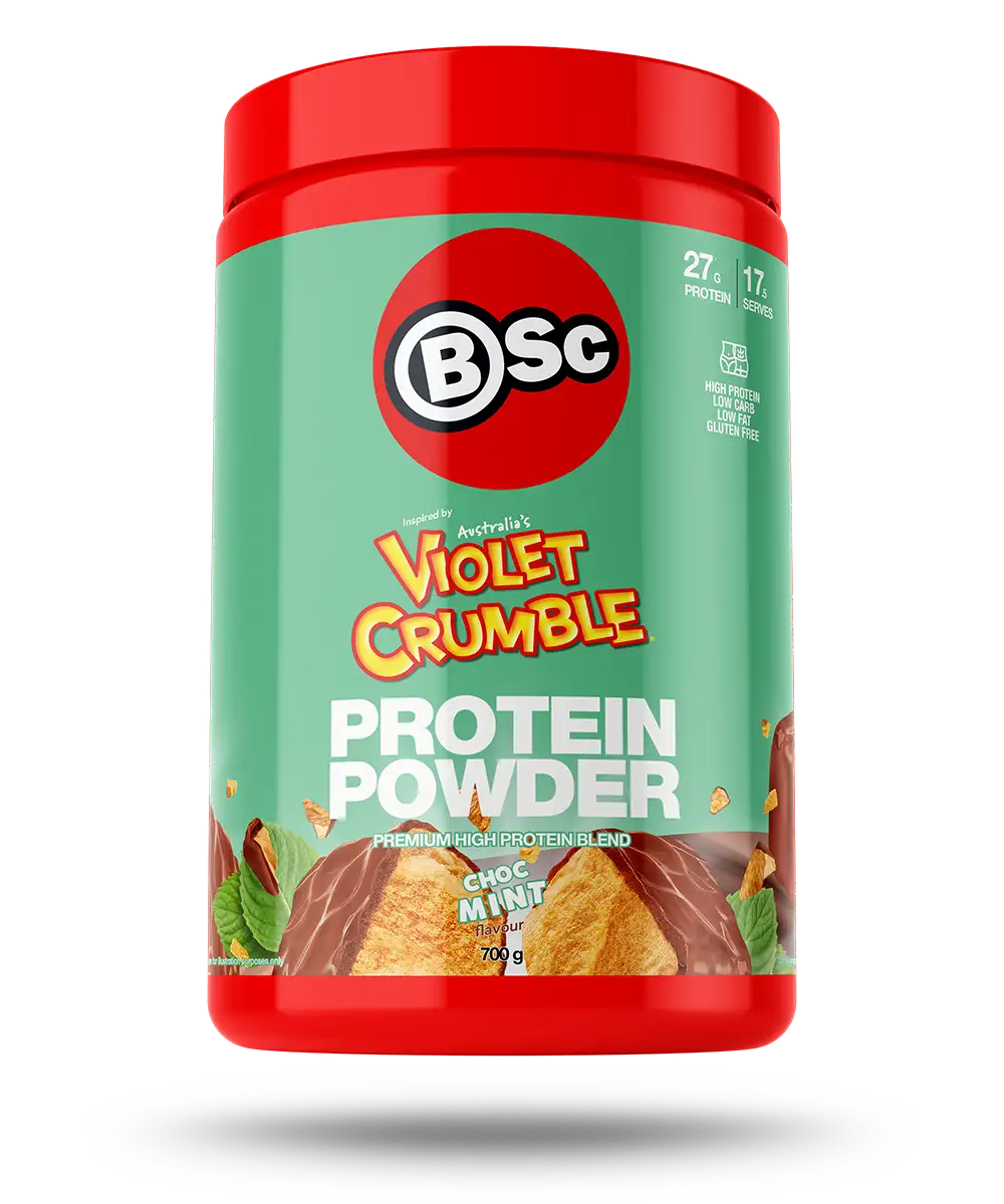 BSc x Violet Crumble Protein Powder