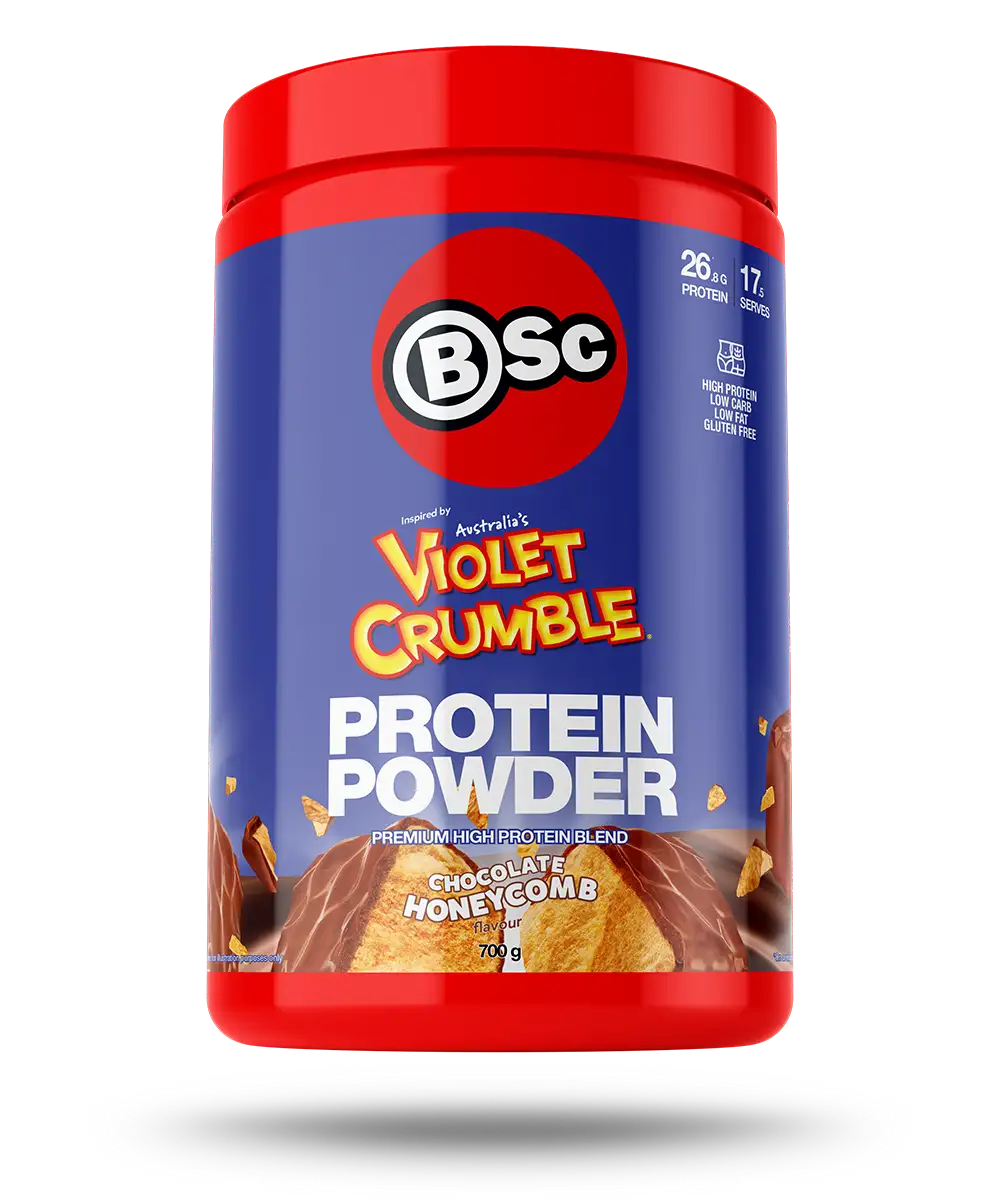 BSc x Violet Crumble Protein Powder