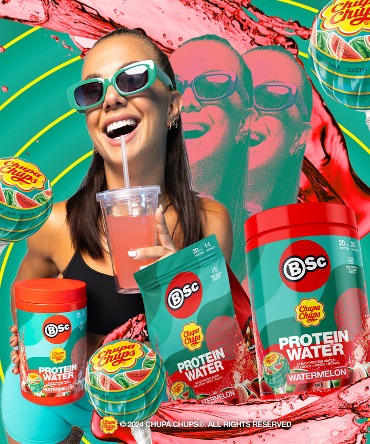 BSc x Chupa Chups Protein Water