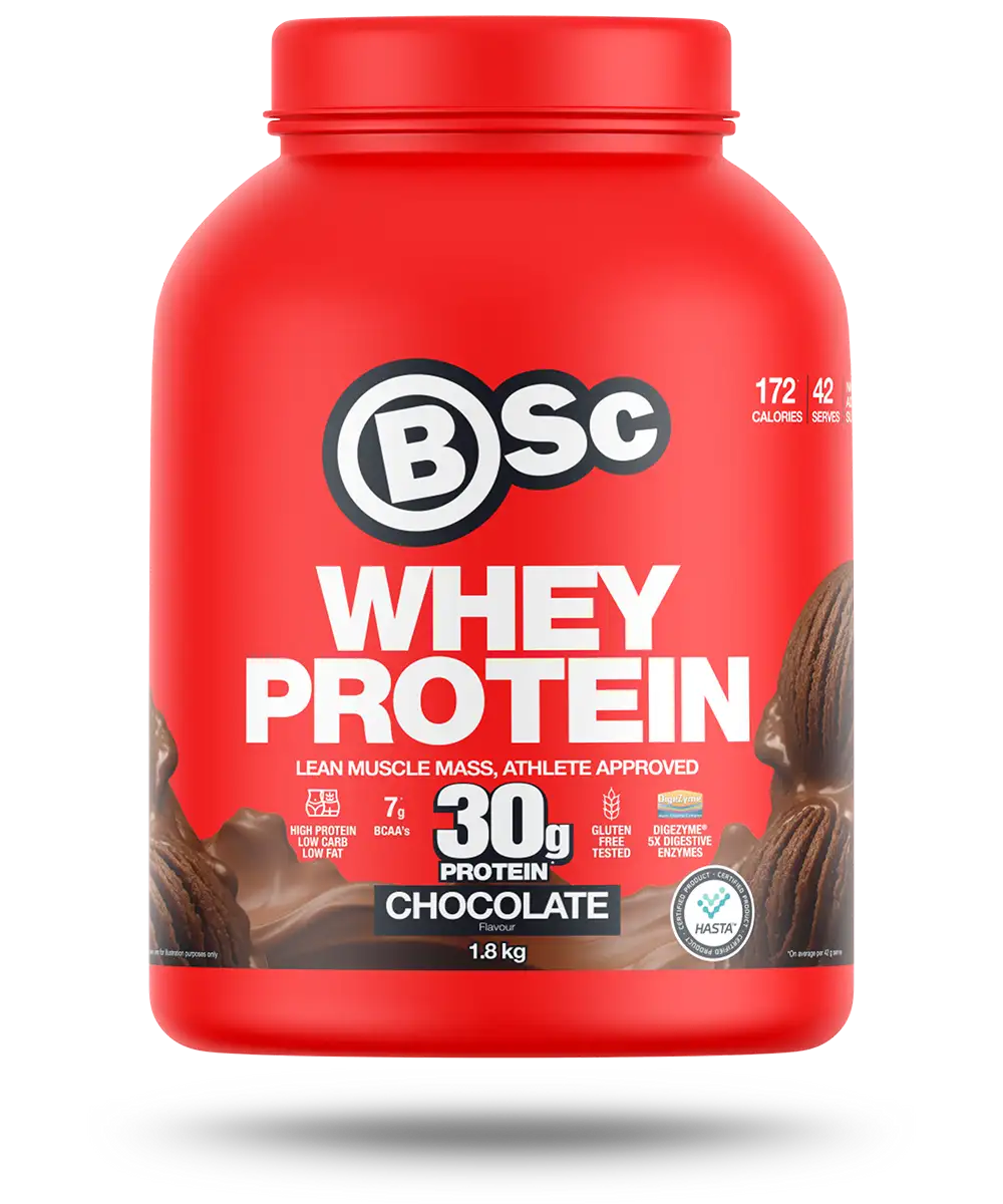 BSc Whey Protein Powder 1.8kg Chocolate Jar