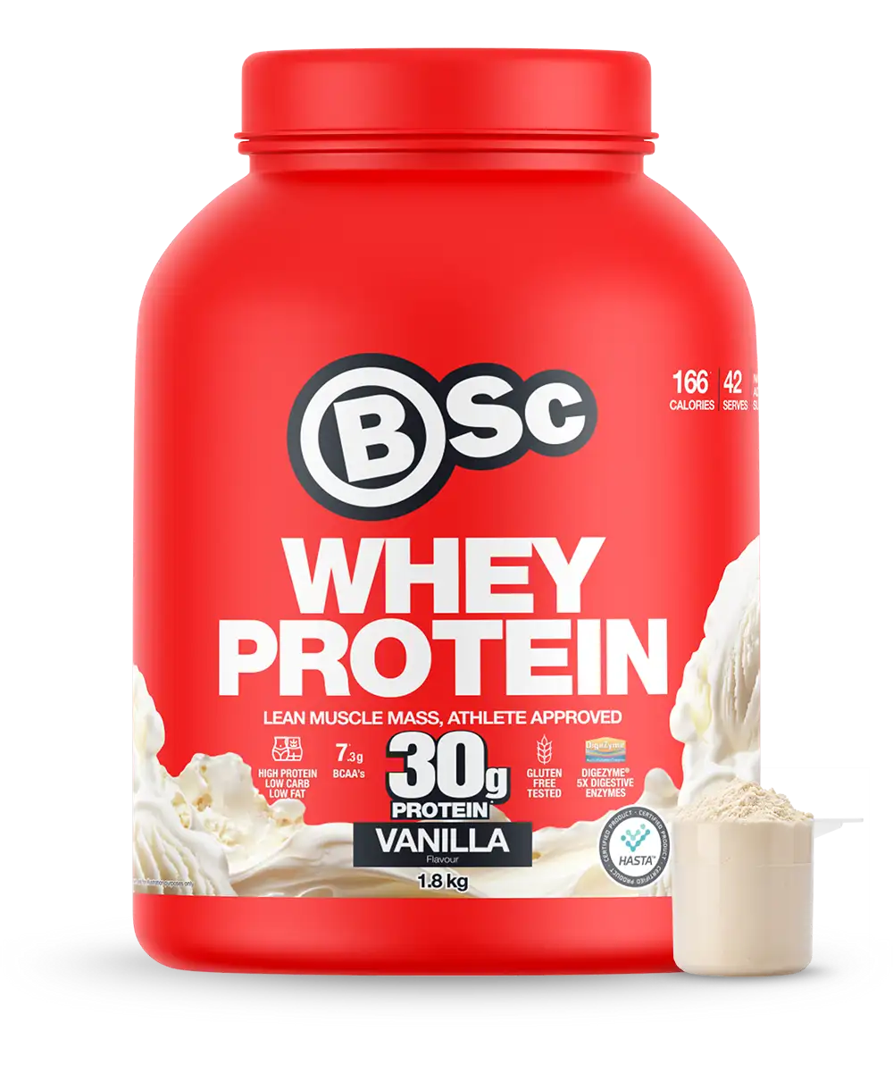 Whey Protein Powder - 1.8kg Vanilla