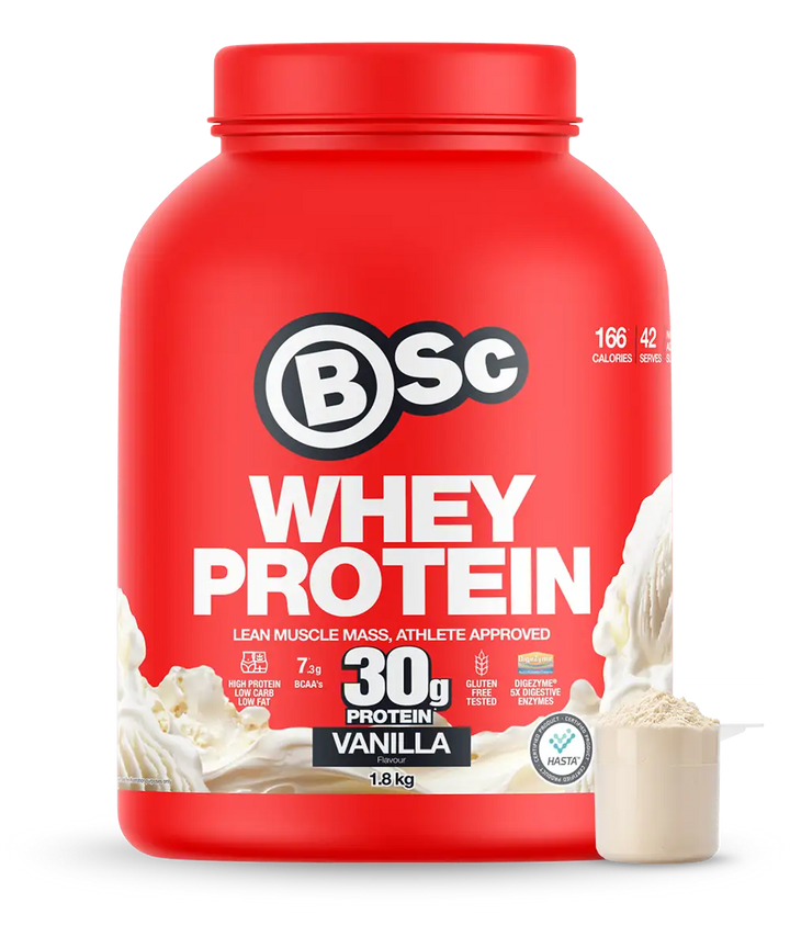 Whey Protein Powder - 1.8kg Vanilla