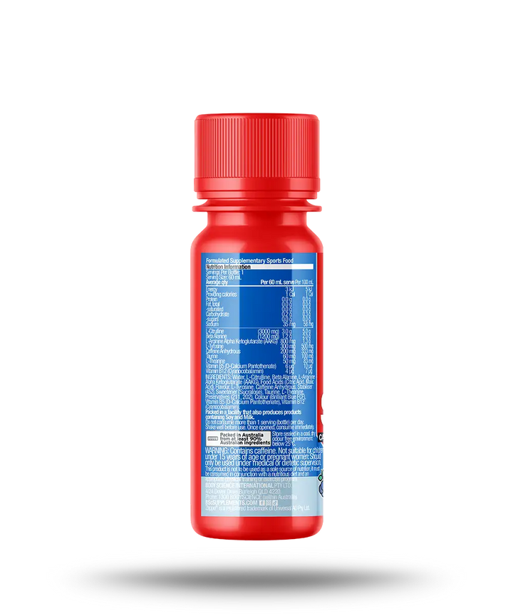BSc Pre-Workout Shot Zappo