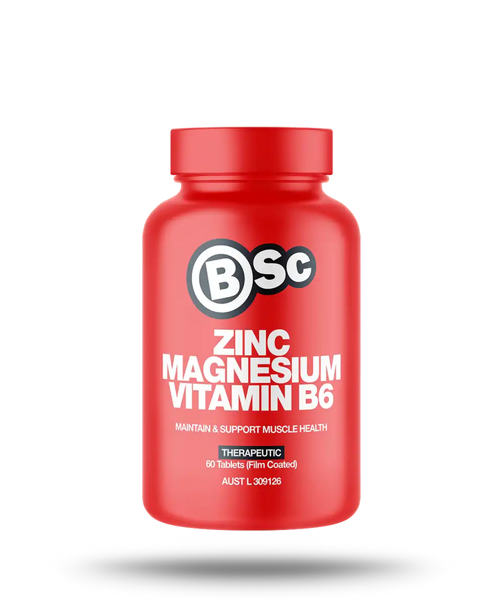 Zinc Magnesium Vitamin B6 60 Tablets - HASTA BATCH TESTED
